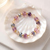Pink Strawberry Quartz Bead Bracelets