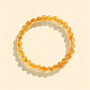 Transparent Yellow Citrine Bead Bracelets