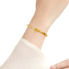 Money Coin Gold Crystal Bead Bracelets