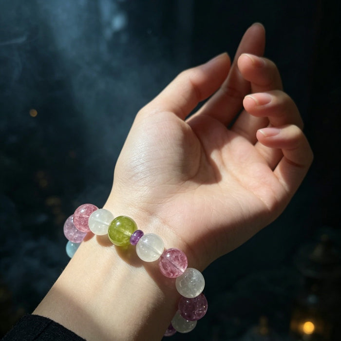 Square Crystal Bead Bracelets