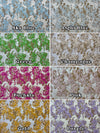 Jacquard A-Line Asymmetric Neck Floral Formal Dresses